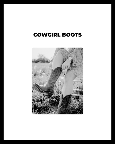 Stylish cowgirl boots collection featuring womens cowboy boots, wide calf cowgirl boots, and trendy black, white, and red boots cowgirl styles. Perfect for a Western-inspired look!