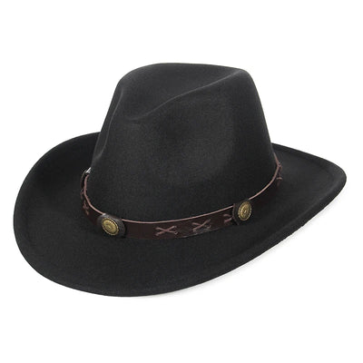 Bold Western Cowboy Look featuring statement hat design