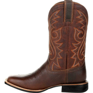 Handmade men's cowboy boots embroidered pointed toe