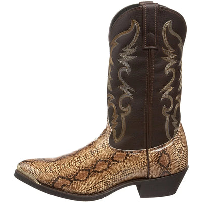 Handmade Retro Cowboy Boots with Pointed Toe Design