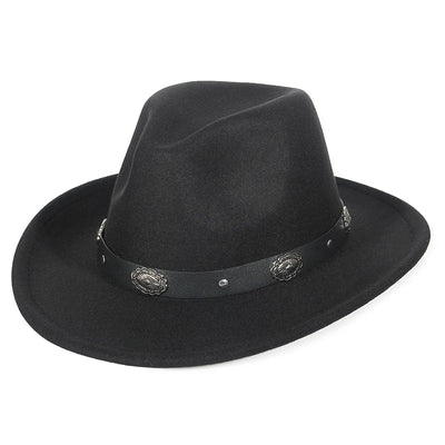 Close-up of Rugged Cowboy Hat with naturally worn texture